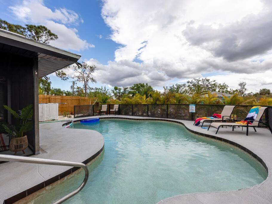 Englewood, Manasota Keys - 2 Bedroom Luxury Villa, Pool, Game Room, 6 Min To Beaches Next To Canal Kültér fotó